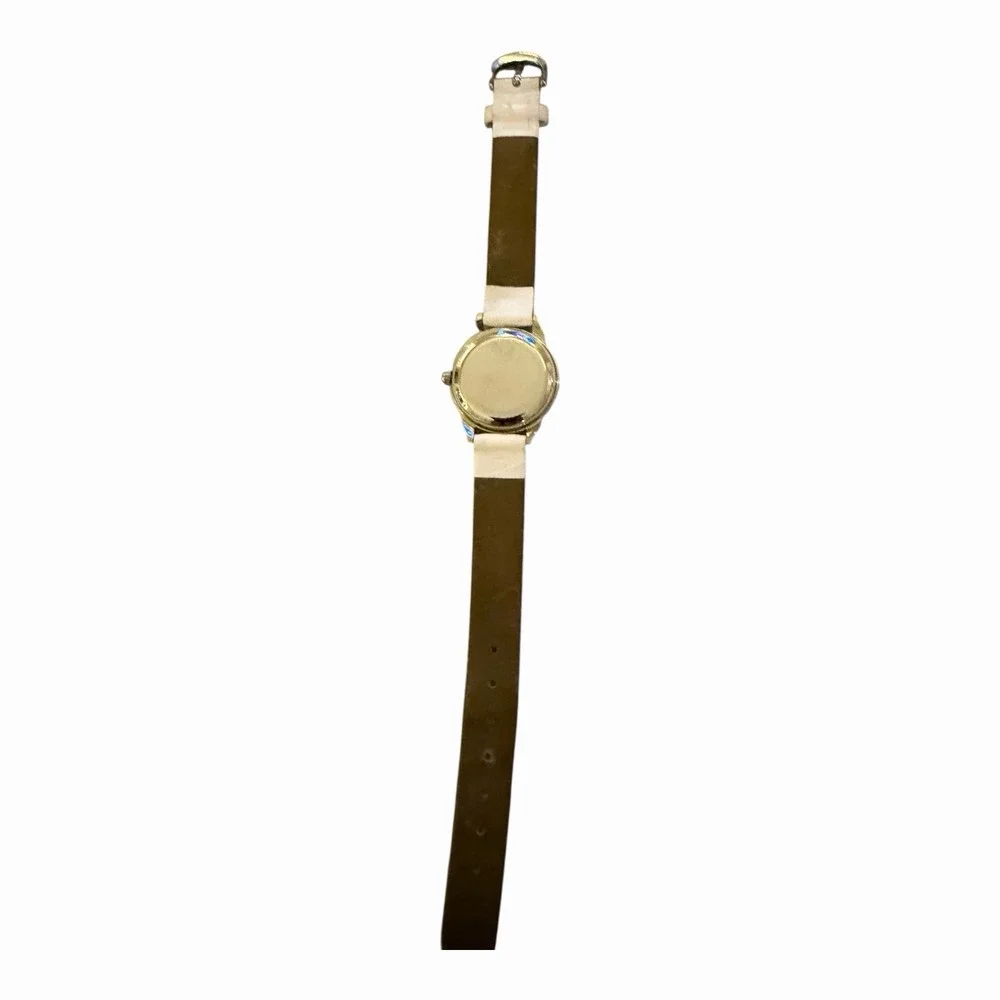 Disney watch Minnie Mouse Nurse MCK308 - MZ8 silver face white band Need Battery
